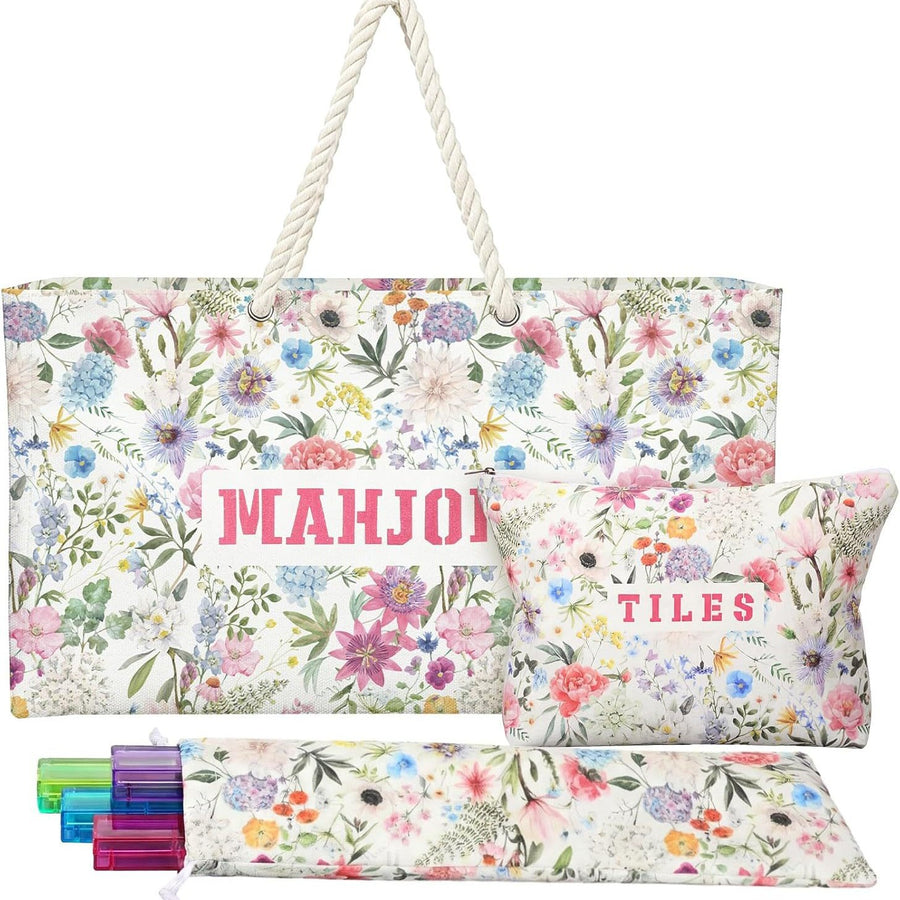 Florist's Carryall floral tote, tile pouch and long rack bag displayed together